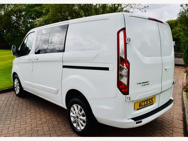 Ford Transit Custom Combi Van 2.0 300 Ecoblue Limited Crew Van L1 HJ22UDP White #4