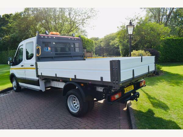 Ford Transit Custom Tipper Crew 350 Double Cab Tipper Rwd L3 Euro 6 LC23YGP White #5