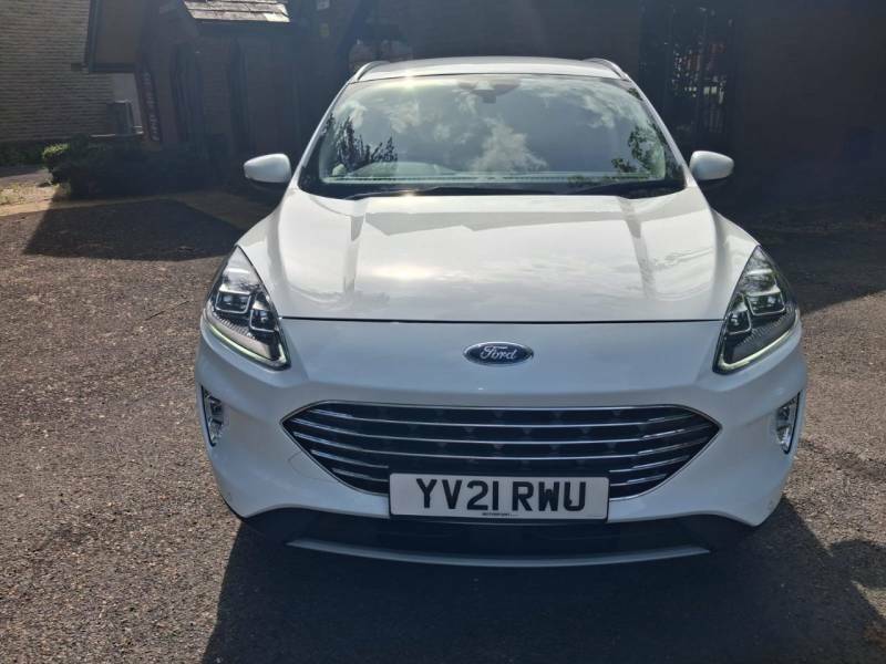 Ford Kuga 1.5 Ecoblue Titanium Edition - 2021 21 YV21RWU White #4