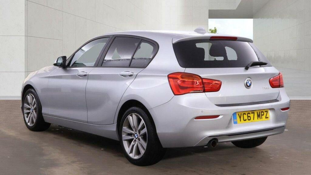 BMW 1 Series Hatchback 2.0 118D Sport Euro 6 Ss 20 YC67MPZ Silver #2