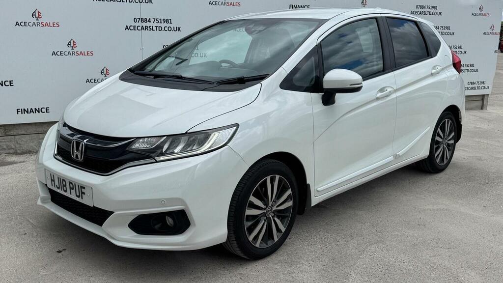 Honda Jazz Hatchback 1.3 I-vtec Ex Euro 6 Ss 201818 HJ18PUF White #4