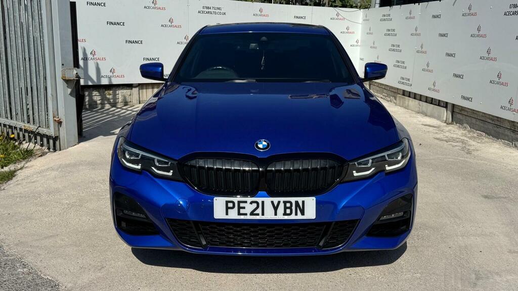 BMW 3 Series Saloon 2.0 320I M Sport Euro 6 Ss 202 PE21YBN Blue #3