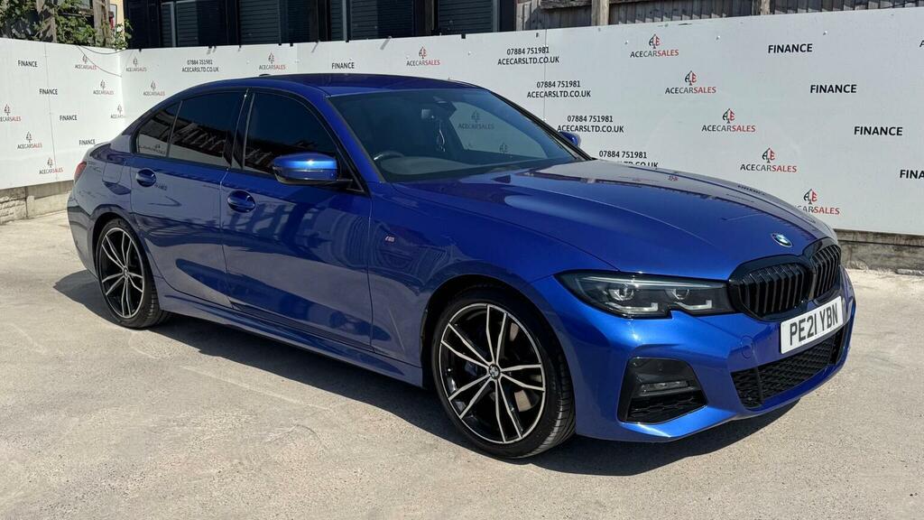 BMW 3 Series Saloon 2.0 320I M Sport Euro 6 Ss 202 PE21YBN Blue #2