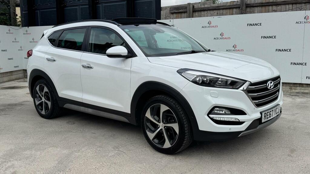 Hyundai Tucson Suv 2.0 Crdi Premium Se 4Wd Euro 6 2018 White #2