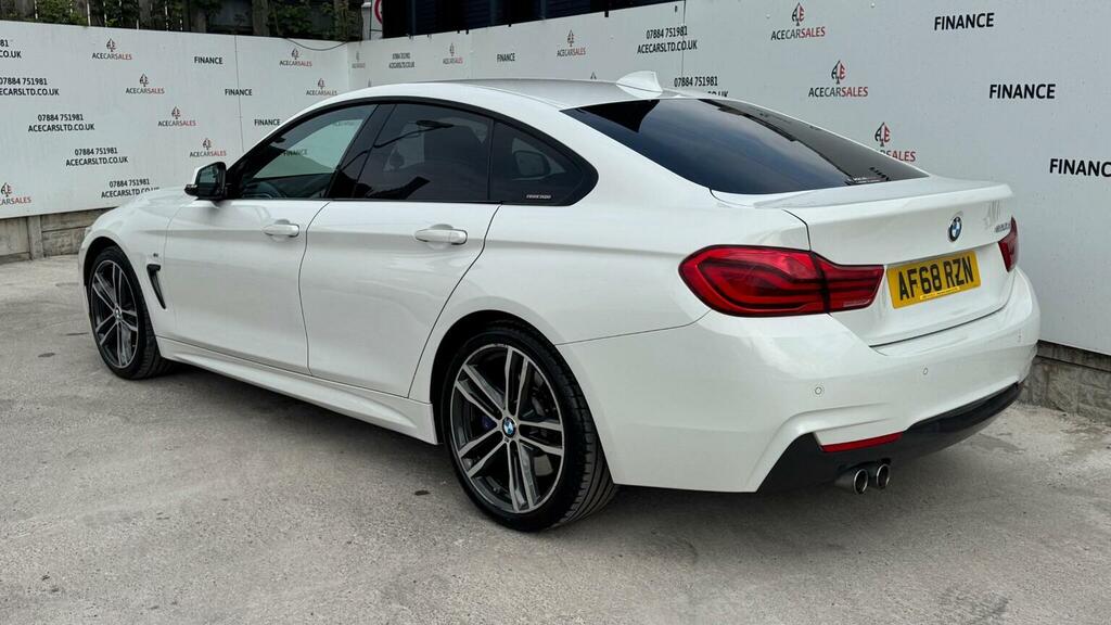 BMW 4 Series Gran Coupe Hatchback 2.0 420D M Sport Euro 6 Ss AF68RZN White #6