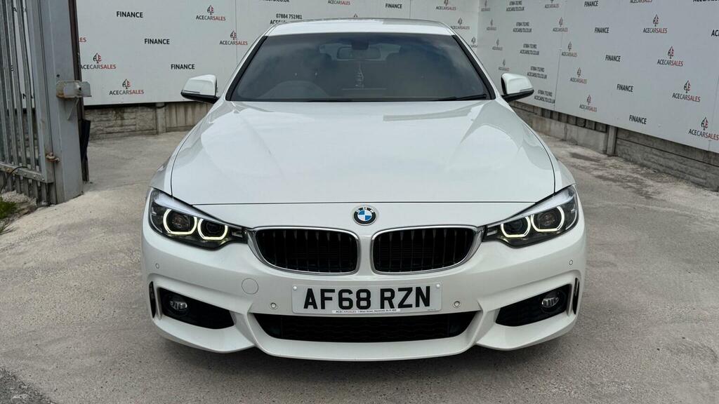 BMW 4 Series Gran Coupe Hatchback 2.0 420D M Sport Euro 6 Ss AF68RZN White #3