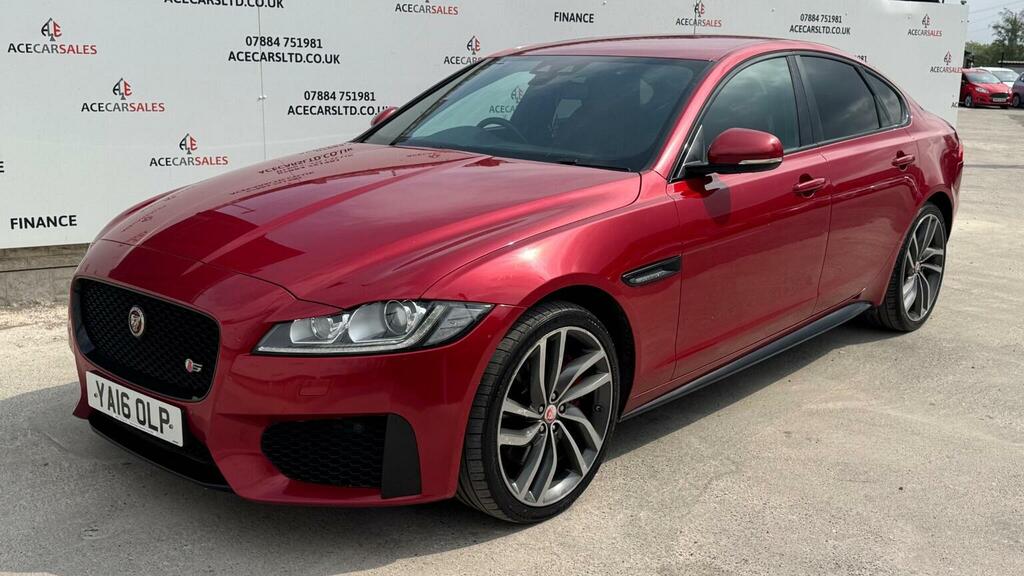 Jaguar XF Saloon 3.0 V6 S Euro 6 Ss 201616 YA16OLP Red #4