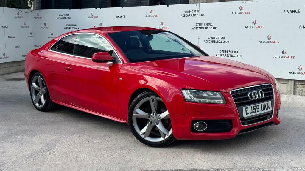 Audi A5 Coupe 2.0 Tdi S Line Special Edition Euro 5 Ss Red
