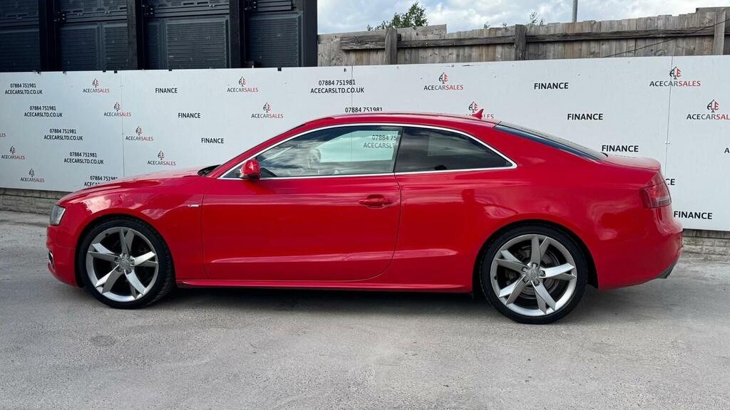 Audi A5 Coupe 2.0 Tdi S Line Special Edition Euro 5 Ss EJ59UKN Red #5
