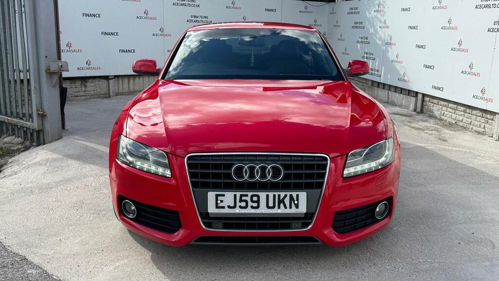 Audi A5 Coupe 2.0 Tdi S Line Special Edition Euro 5 Ss EJ59UKN Red #3