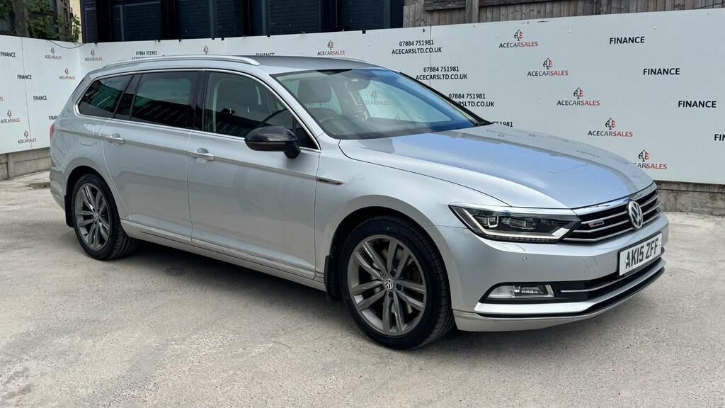 Volkswagen Passat Estate 2.0 Bitdi Bluemotion Tech Gt Dsg 4Motion Eu AK15ZFF Silver #2