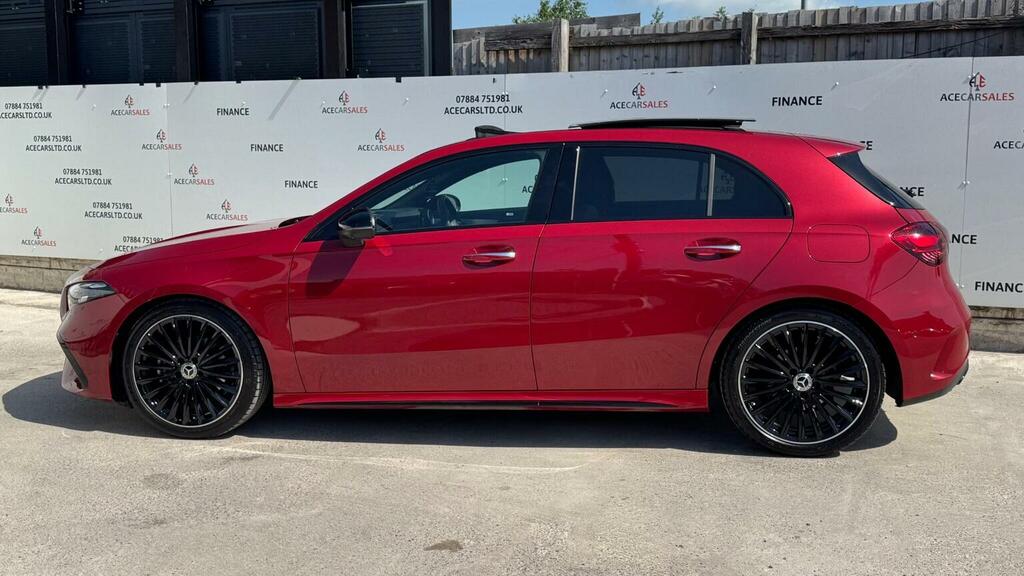 Mercedes-Benz A Class Hatchback 1.3 A180h Mhev Amg Line Premium Plus 7 FX75LUB Red #5