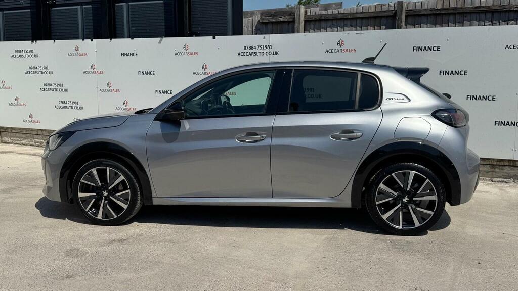 Peugeot 208 Hatchback 1.2 Puretech Gt Line Eat Euro 6 Ss YB20YPA Grey #5