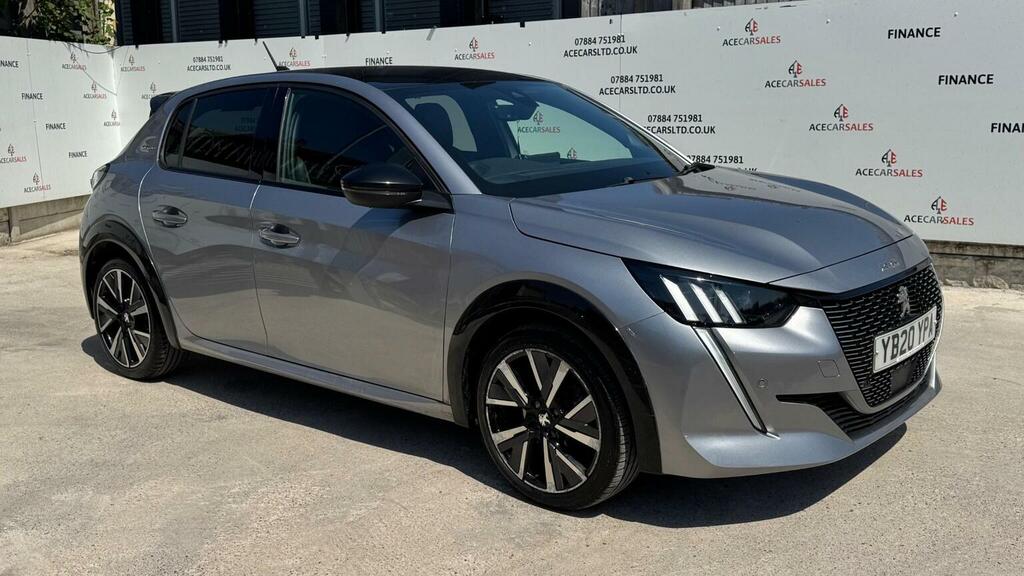 Peugeot 208 Hatchback 1.2 Puretech Gt Line Eat Euro 6 Ss YB20YPA Grey #2