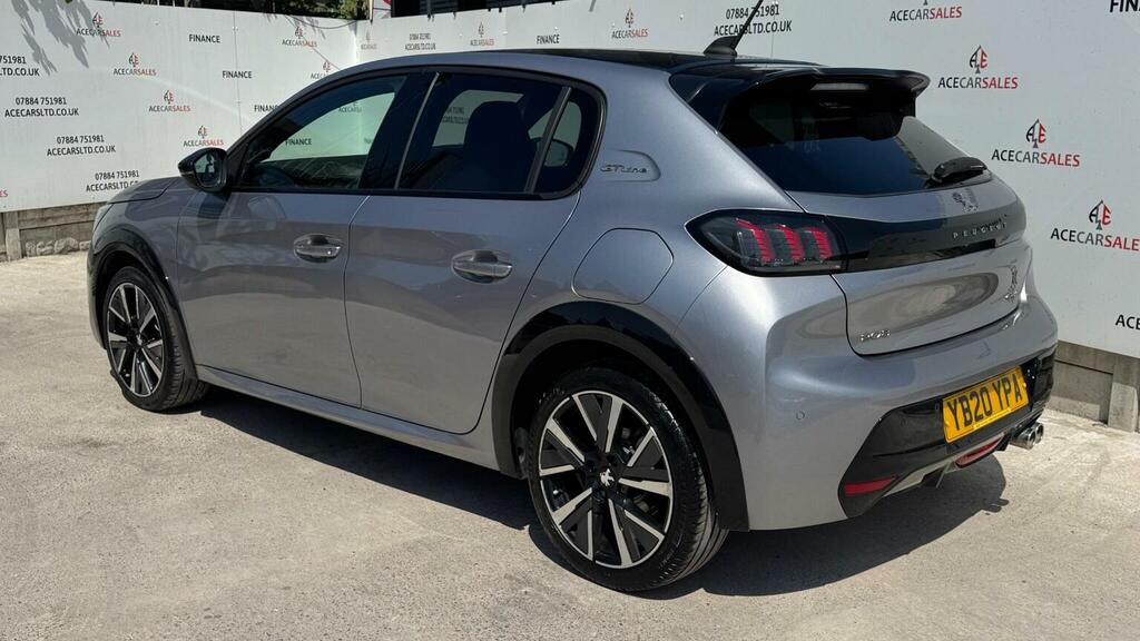Peugeot 208 Hatchback 1.2 Puretech Gt Line Eat Euro 6 Ss YB20YPA Grey #6