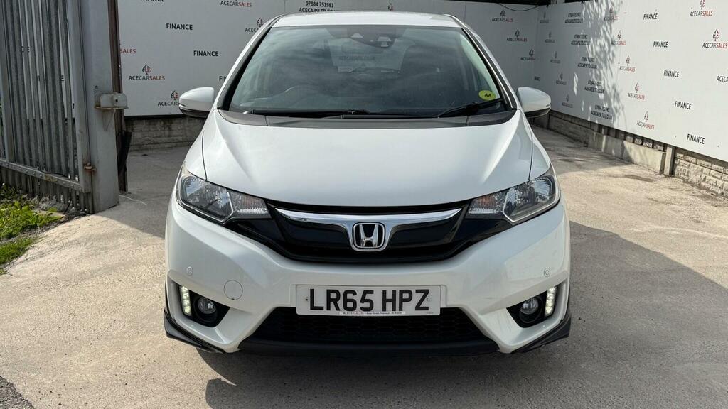 Honda Jazz Hatchback 1.3 I-vtec Ex Cvt Euro 6 Ss 2015 LR65HPZ White #3