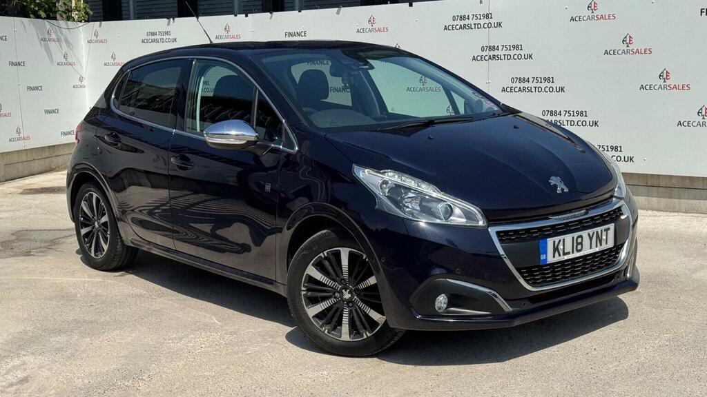 Peugeot 208 Hatchback 1.2 Puretech Tech Edition Eat Euro 6 S Blue