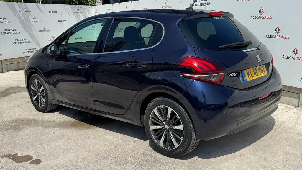 Peugeot 208 Hatchback 1.2 Puretech Tech Edition Eat Euro 6 S KL18YNT Blue #6