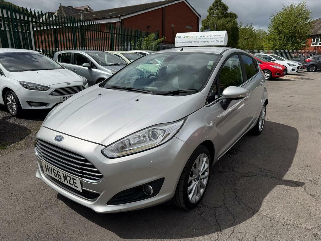 Ford Fiesta 1.0T Ecoboost Titanium X Euro 6 S S HV66MZE Silver #2