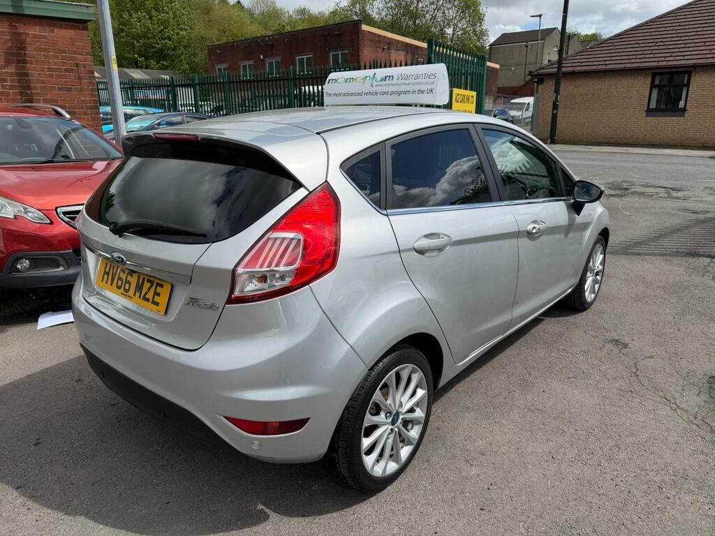 Ford Fiesta 1.0T Ecoboost Titanium X Euro 6 S S HV66MZE Silver #4
