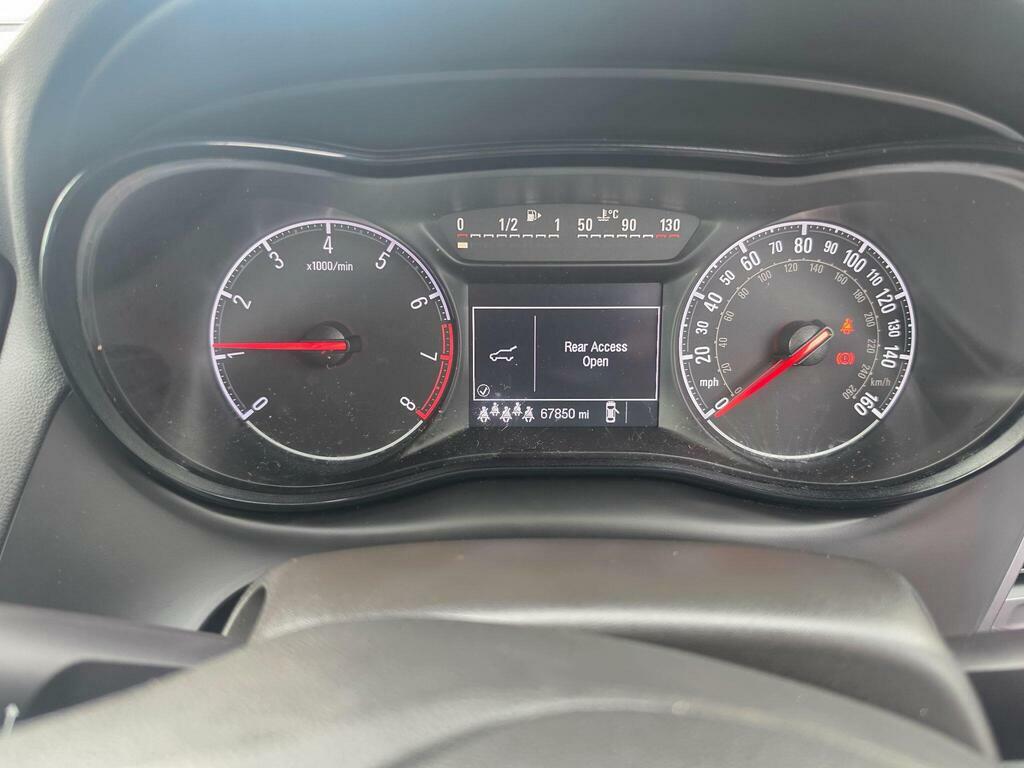 Vauxhall Zafira Tourer 1.4I Turbo Sri Nav Euro 6 MW18AHK Black #4