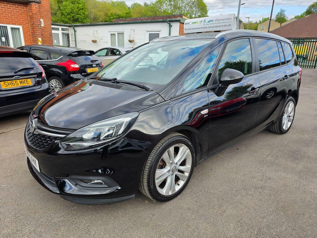 Vauxhall Zafira Tourer 1.4I Turbo Sri Nav Euro 6 MW18AHK Black #2