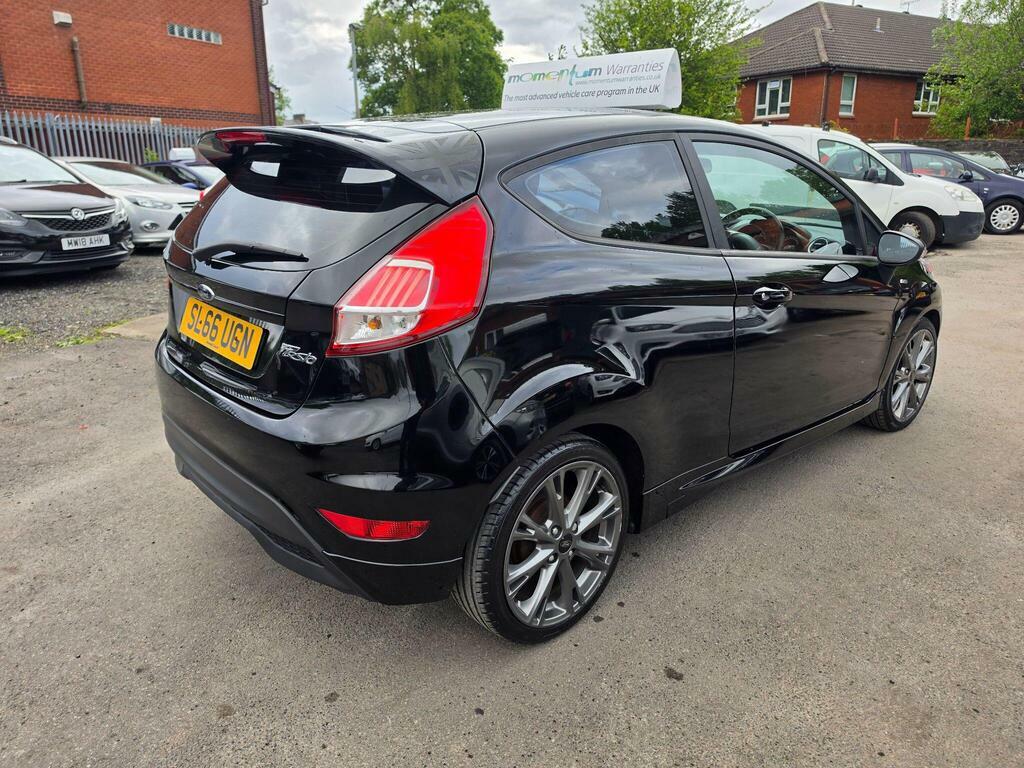 Ford Fiesta 1.0T Ecoboost St-line Euro 6 S S SL66UGN Black #3