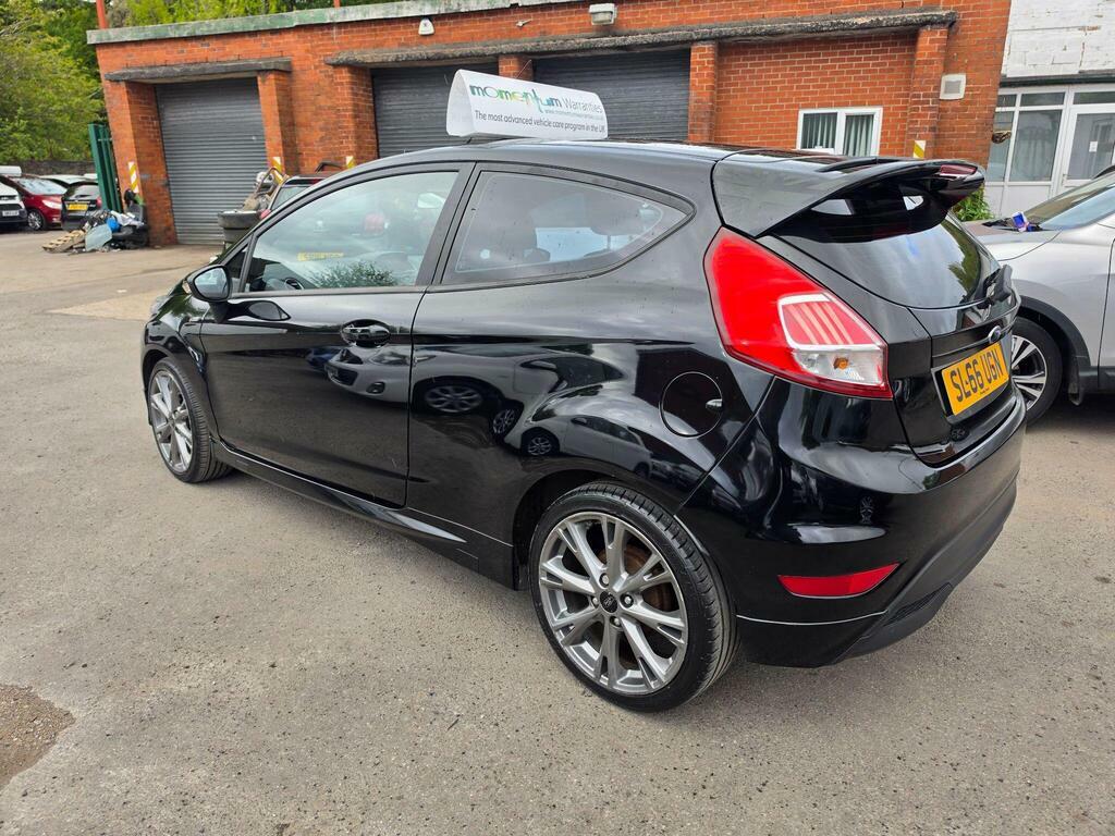 Ford Fiesta 1.0T Ecoboost St-line Euro 6 S S SL66UGN Black #4