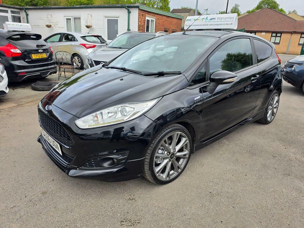 Ford Fiesta 1.0T Ecoboost St-line Euro 6 S S SL66UGN Black #2