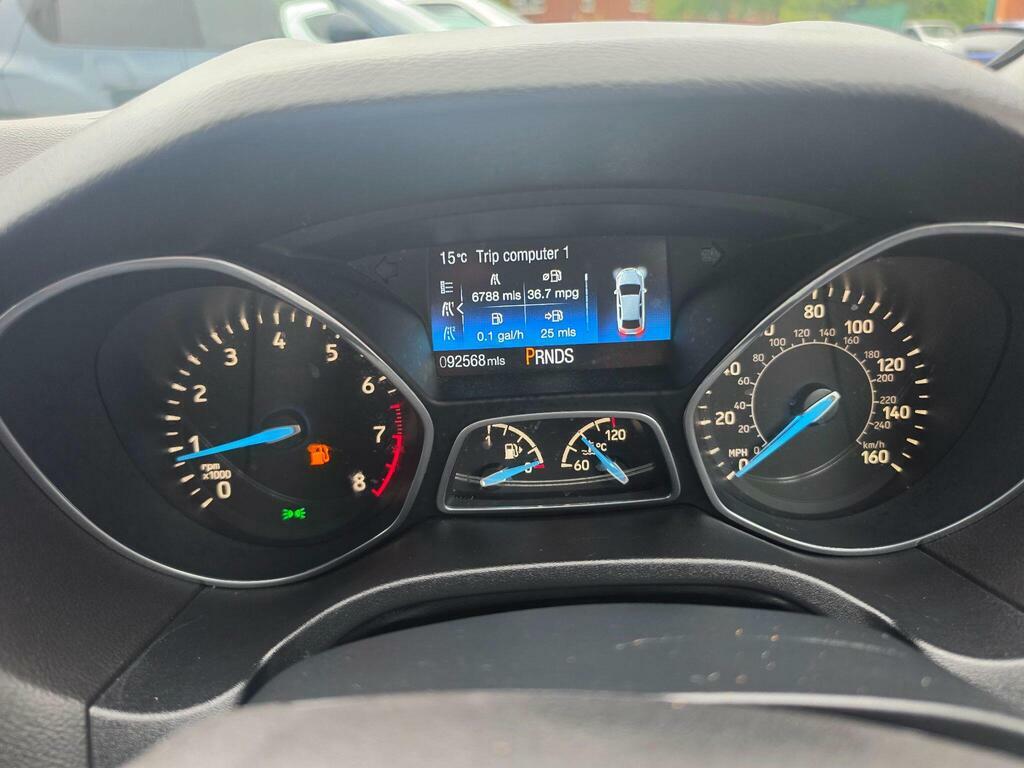 Ford Focus 1.0T Ecoboost St-line Euro 6 S S WM18BVU White #6
