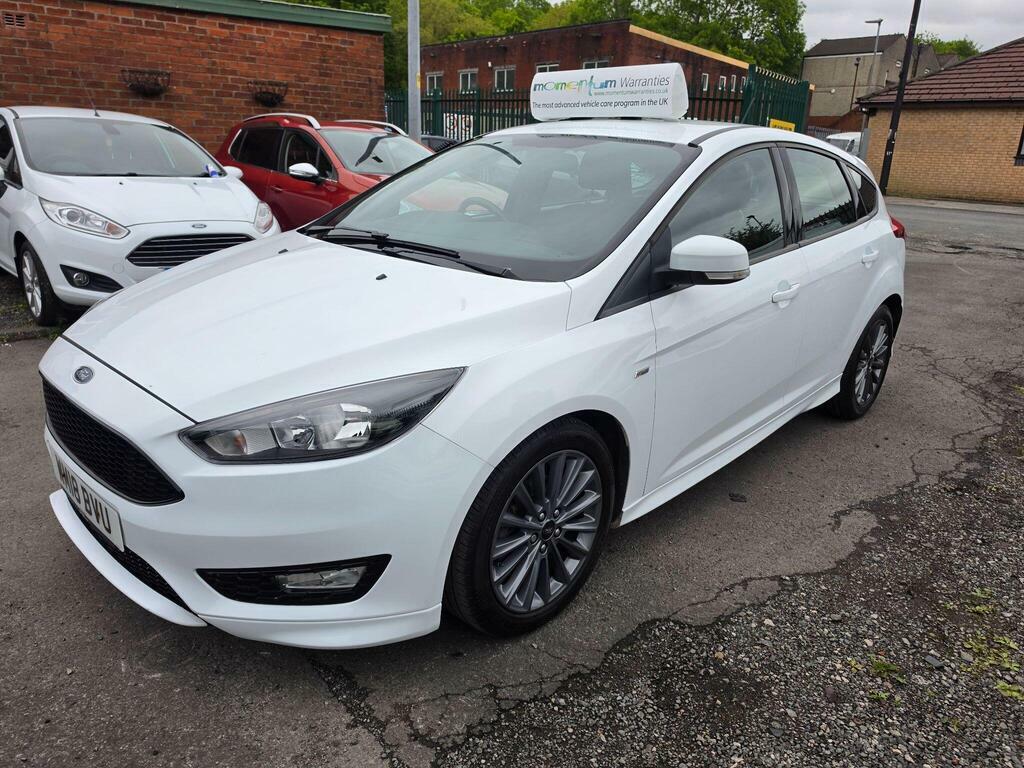 Ford Focus 1.0T Ecoboost St-line Euro 6 S S WM18BVU White #2