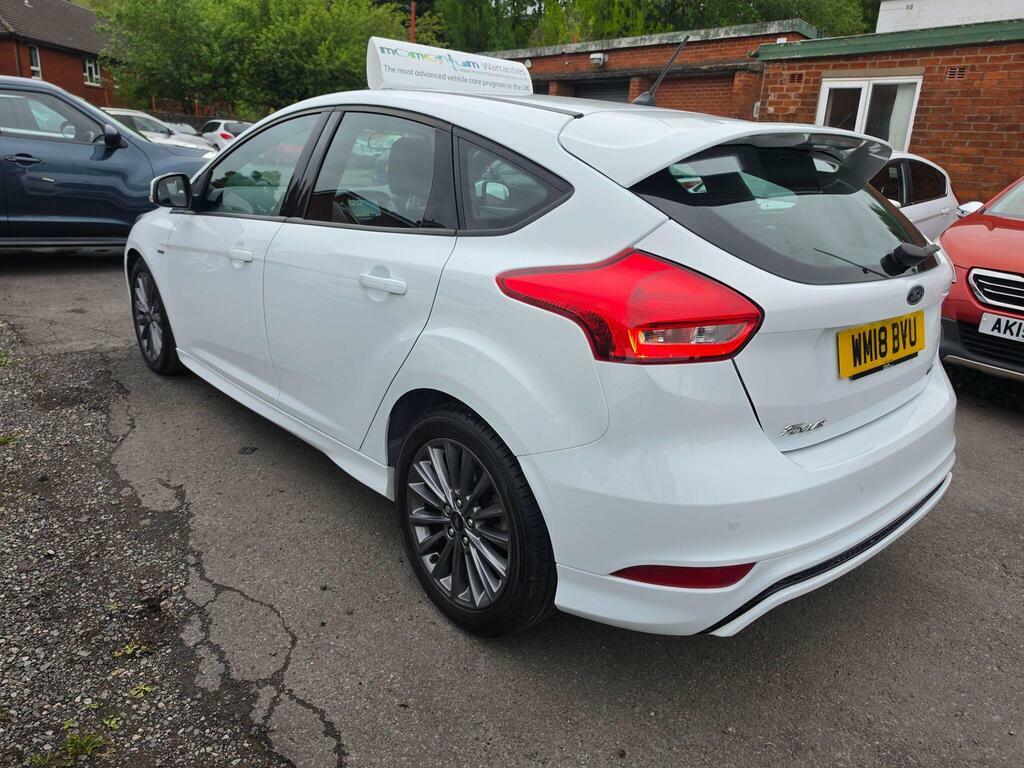 Ford Focus 1.0T Ecoboost St-line Euro 6 S S WM18BVU White #3