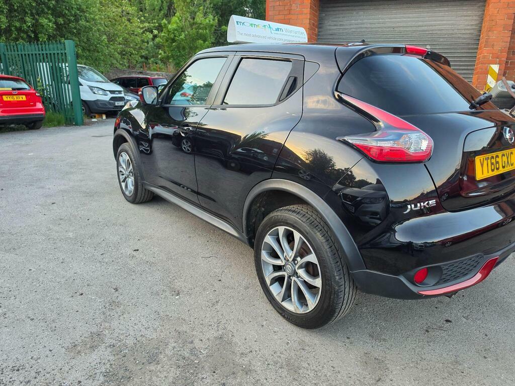 Nissan Juke 1.6 Tekna Xtron Euro 6 YT66GXC Black #3