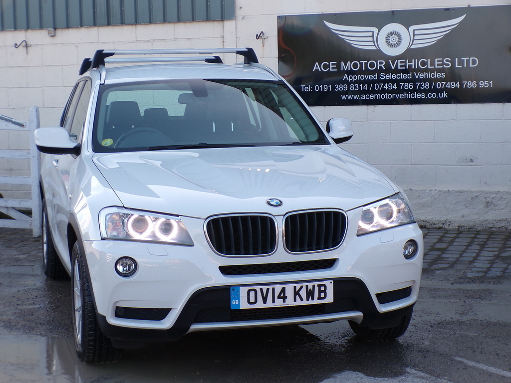 BMW X3 20D Se OV14KWB White #3