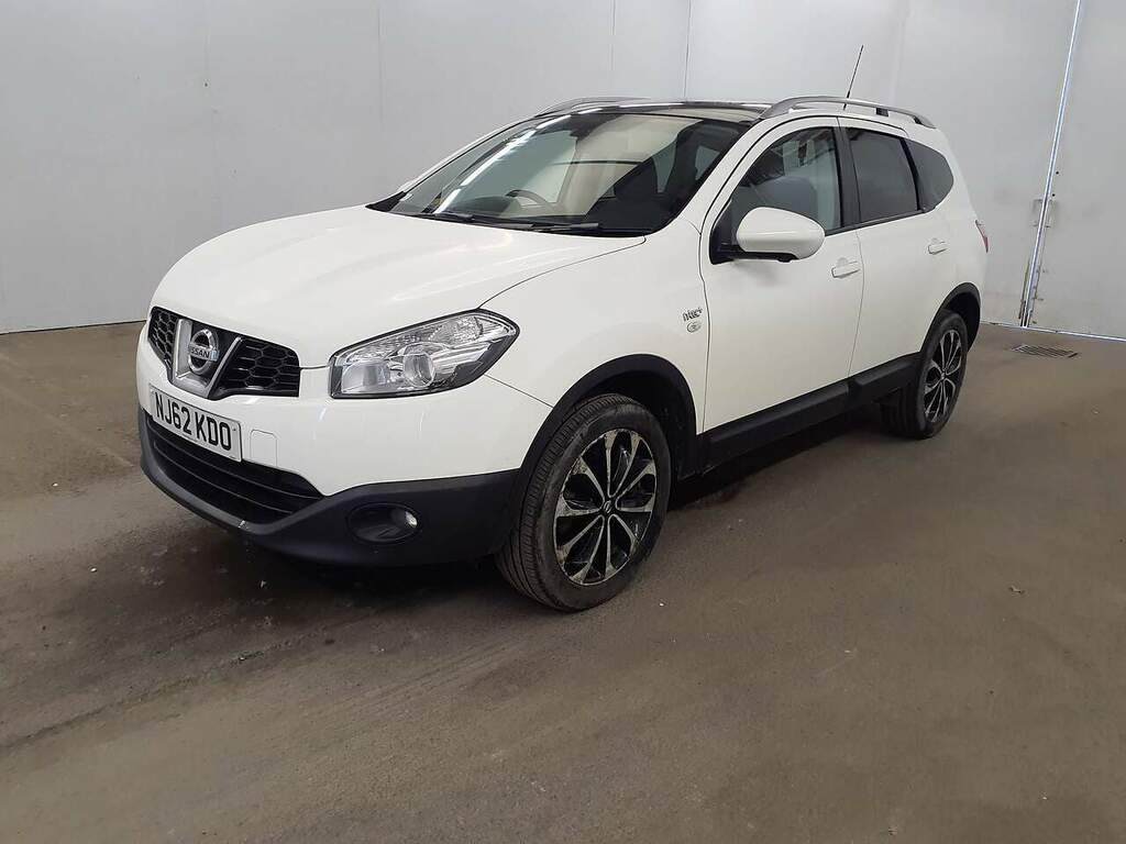 Nissan Qashqai+2 Dci N-tec White #3
