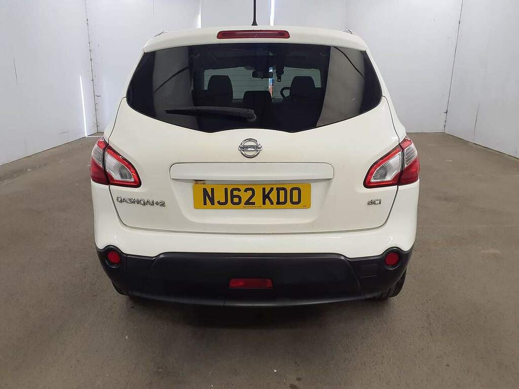 Nissan Qashqai+2 Dci N-tec White #5