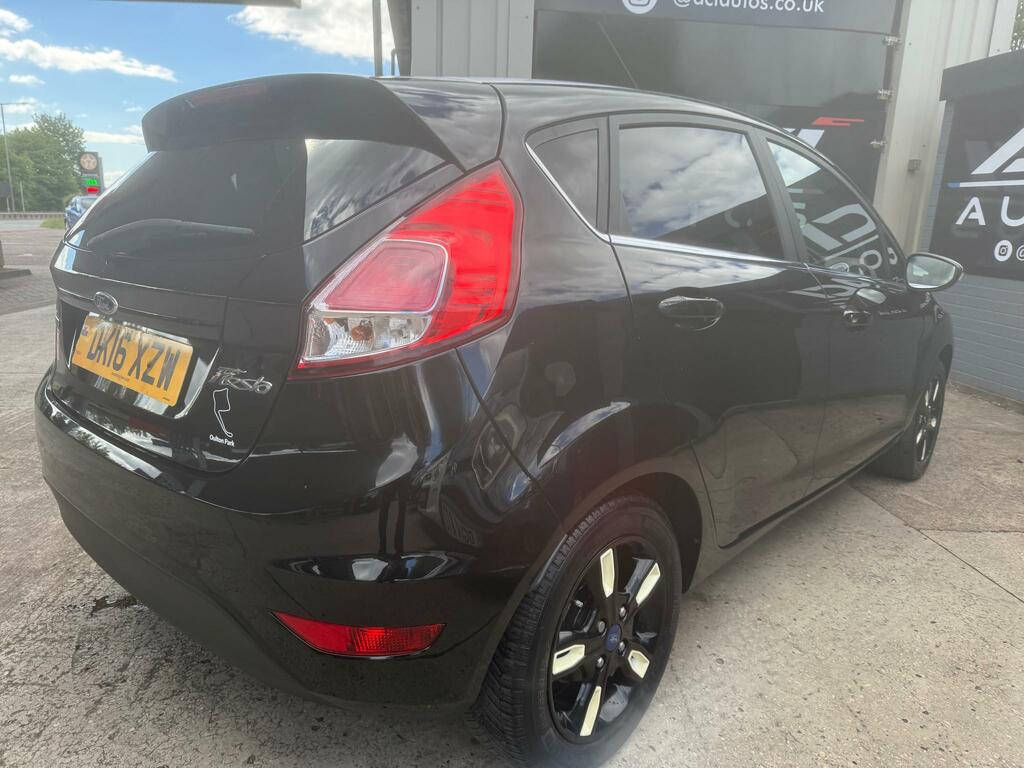 Ford Fiesta 1.0T Ecoboost Zetec Black Edition Hatchback DK16XZW Black #3