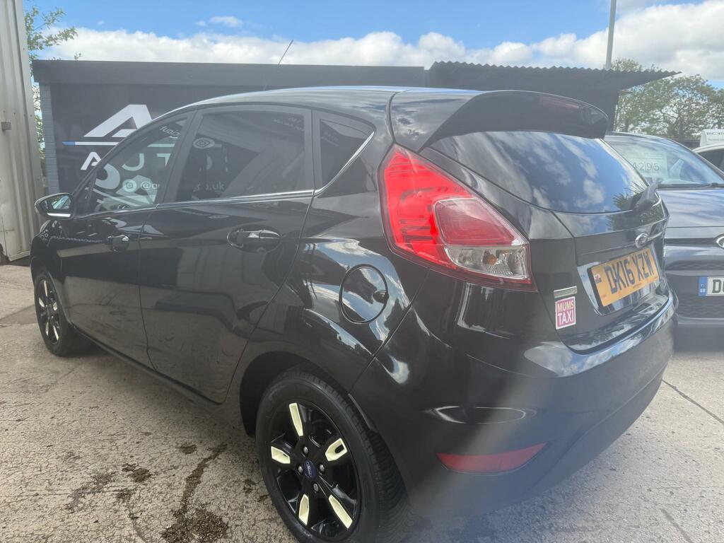 Ford Fiesta 1.0T Ecoboost Zetec Black Edition Hatchback DK16XZW Black #4