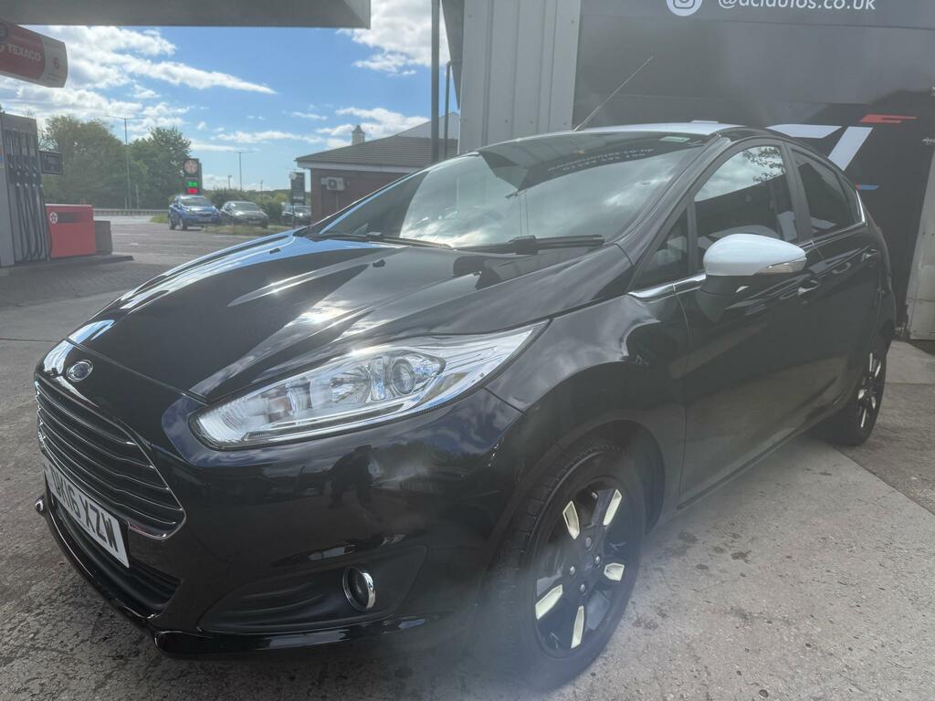 Ford Fiesta 1.0T Ecoboost Zetec Black Edition Hatchback DK16XZW Black #2