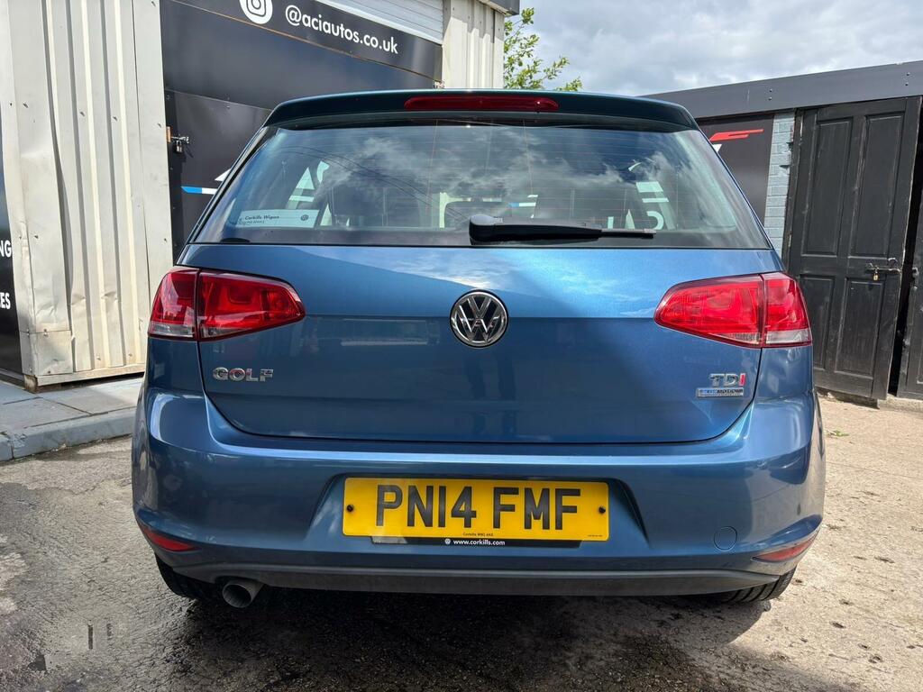 Volkswagen Golf 1.6 Tdi Bluemotion Tech Se Hatchback PN14FMF Blue #6