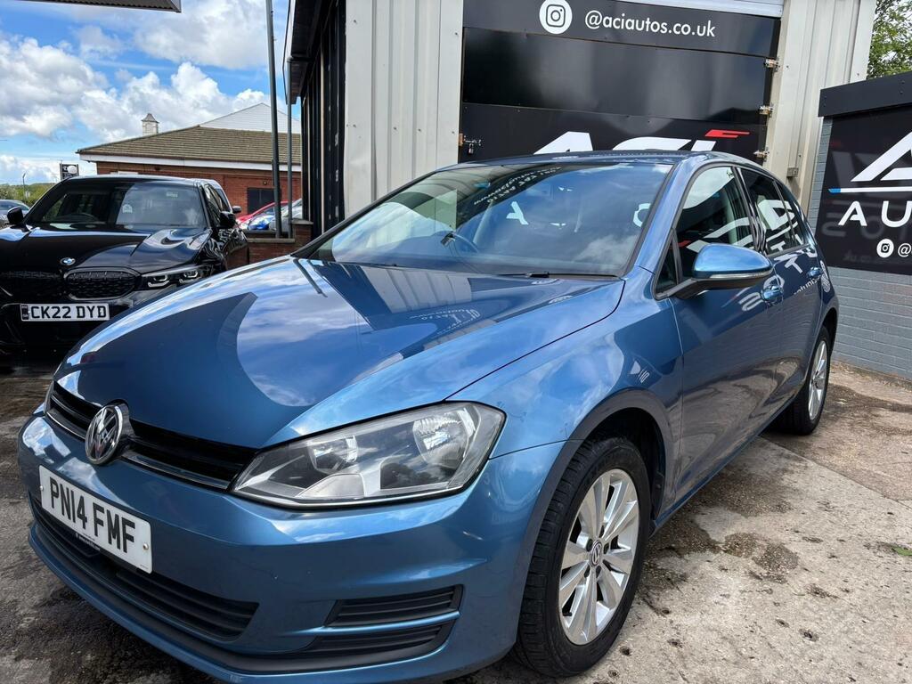 Volkswagen Golf 1.6 Tdi Bluemotion Tech Se Hatchback PN14FMF Blue #2