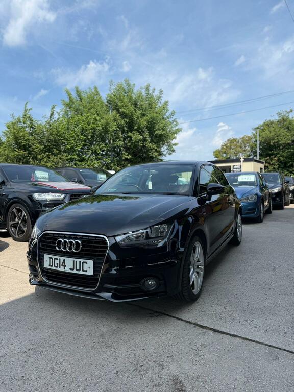 Audi A1 1.6 Tdi S Line Hatchback DG14JUC Black #2