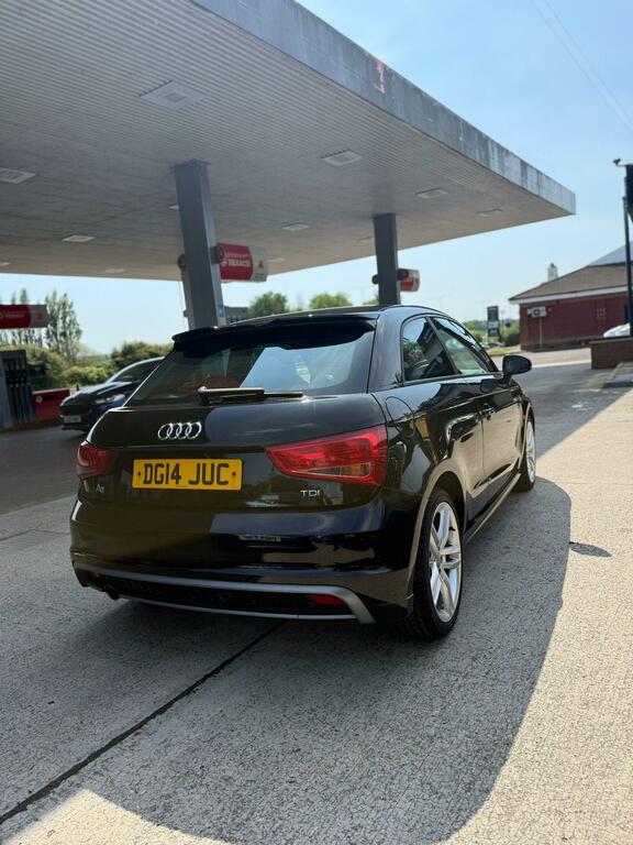 Audi A1 1.6 Tdi S Line Hatchback DG14JUC Black #3
