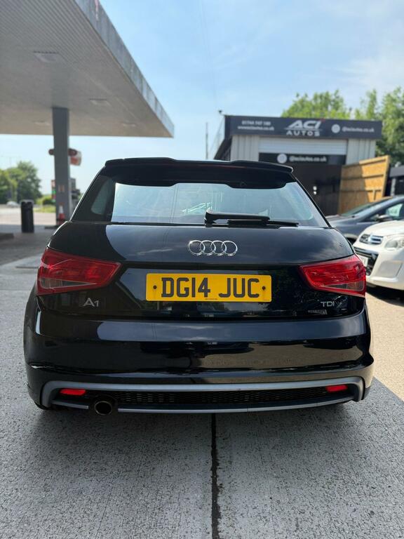 Audi A1 1.6 Tdi S Line Hatchback DG14JUC Black #6