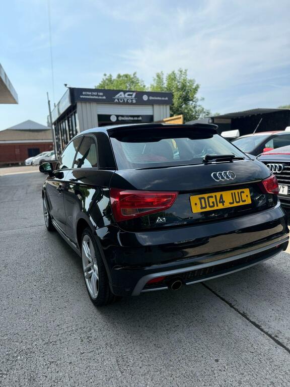 Audi A1 1.6 Tdi S Line Hatchback DG14JUC Black #4