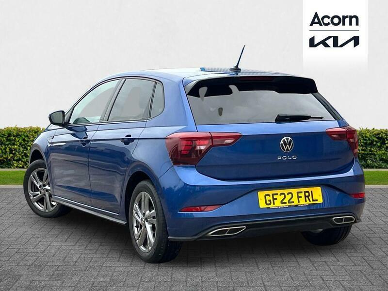 Volkswagen Polo 1.0 Tsi R-line Dsg Euro 6 Ss GF22FRL Blue #2