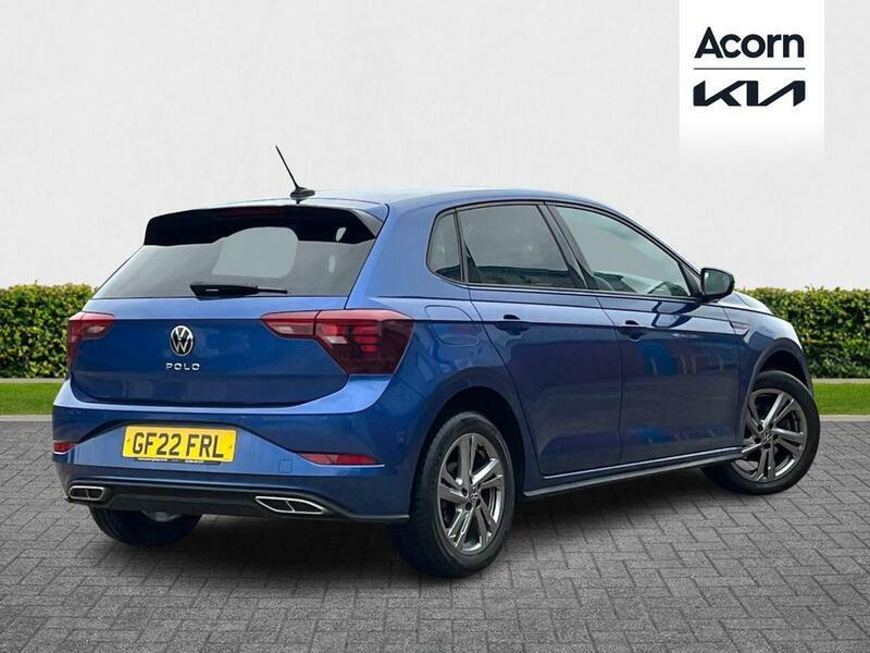 Volkswagen Polo 1.0 Tsi R-line Dsg Euro 6 Ss GF22FRL Blue #5