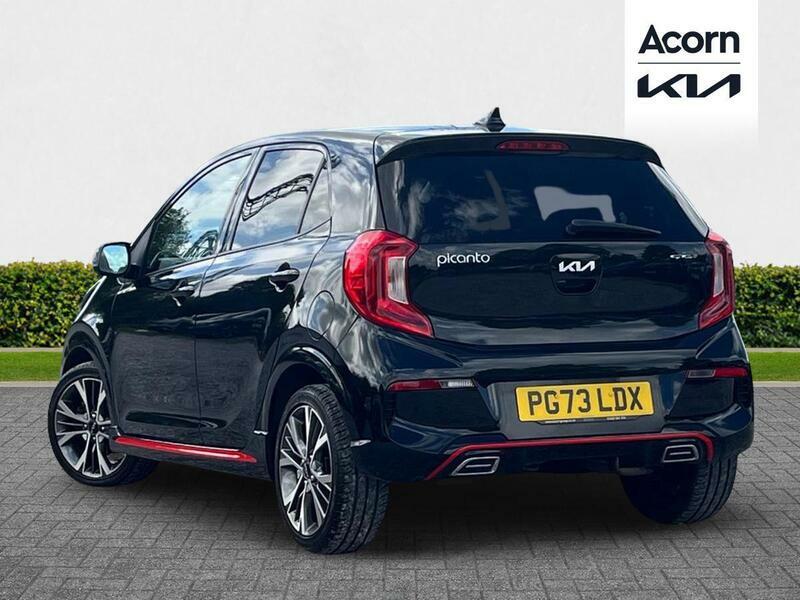 Kia Picanto 1.0 Dpi Gt-line Euro 6 Ss PG73LDX Black #2