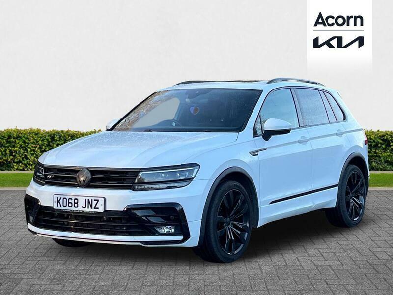 Volkswagen Tiguan 2.0 Tdi R-line Dsg Euro 6 Ss KO68JNZ White #4