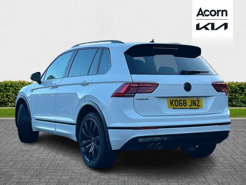 Volkswagen Tiguan 2.0 Tdi R-line Dsg Euro 6 Ss KO68JNZ White #2